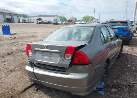 2004 Honda Civic Lx из США, поврежденный, VIN 1HGES16524L009748